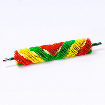 Food washing brush rolls