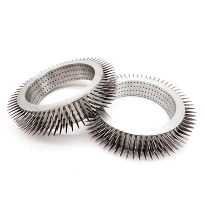 Hot and cold perforated pin roller sockets for stamping films