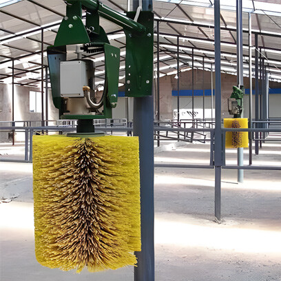 Farm cattle body cleaning brush rollers