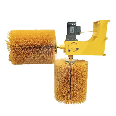 Pillar type cow body roller brush