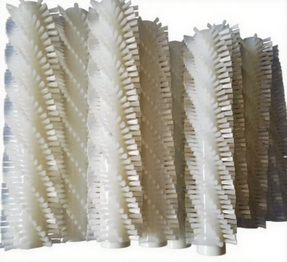 Vegetable washing machine with nylon roller brush natural bristle vegetable brush vegetable scrubbing brush