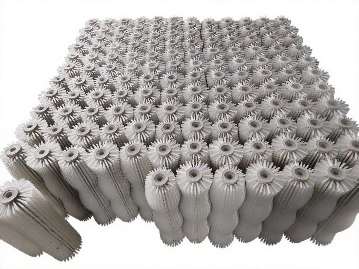 Industrial Tomato Washing Machine with Brush Brush Roller Peeling Cleaning Machine Fruit Cleaning Roller Brush