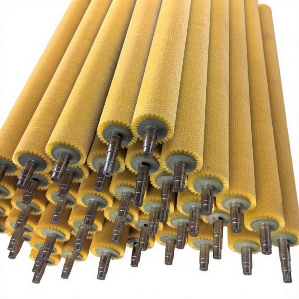 Brush Roll Peel Cleaning Machine Fruit Cleaning Brush Roll Watermelon Rotary Brush Machine