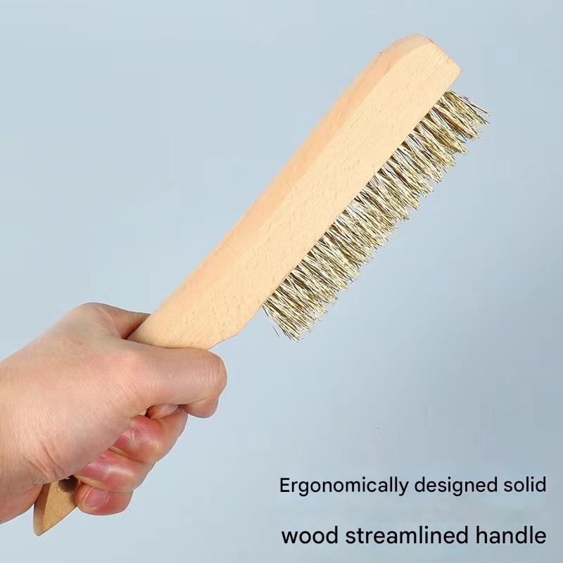 Multi-purpose wire cleaning brush