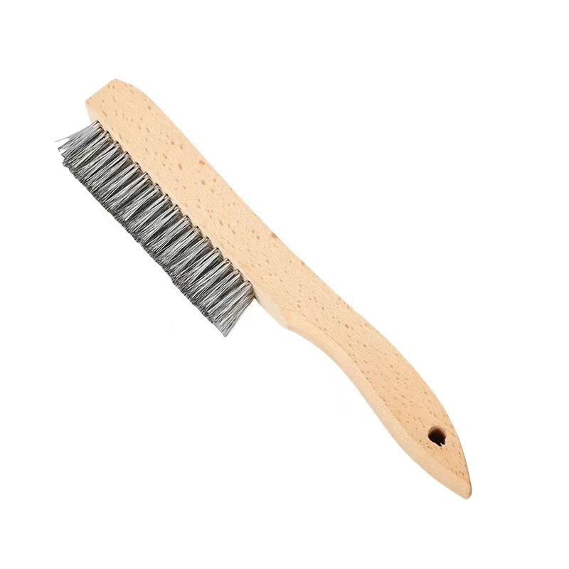 Multi-purpose wire cleaning brush
