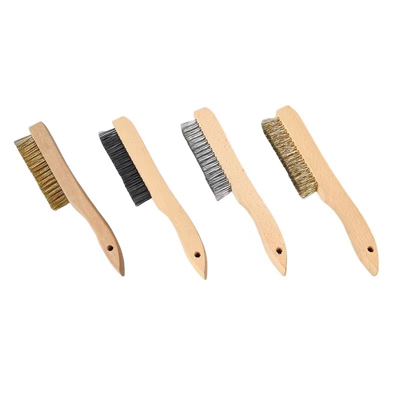 Multi-purpose wire cleaning brush