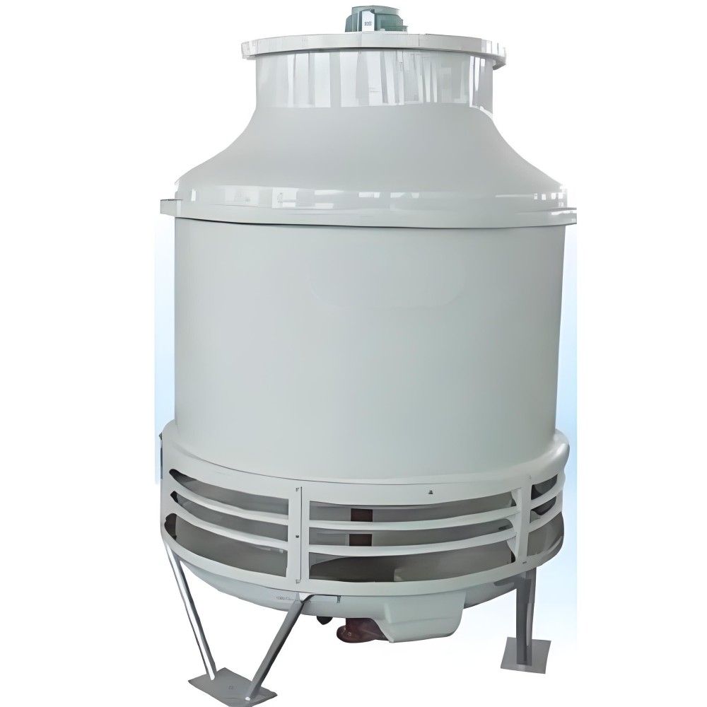 Circular counterflow cooling tower
