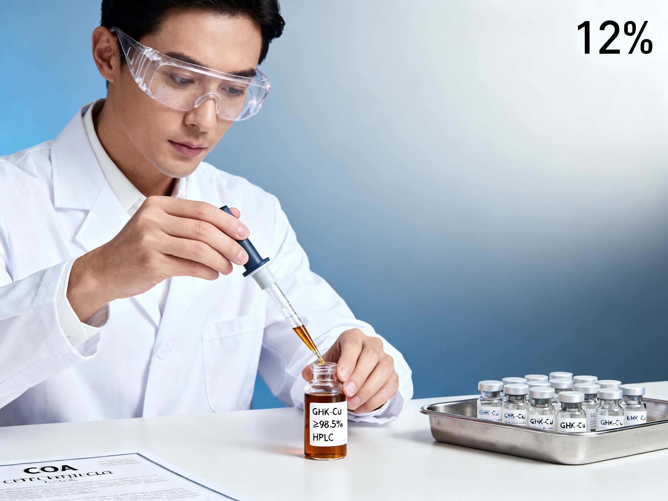 How to Source Reliable GHK-Cu Copper Peptide Suppliers: Lead Time, MOQ, and COA Verification Tips