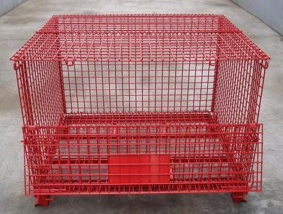 Painted and hollow board storage cages B3