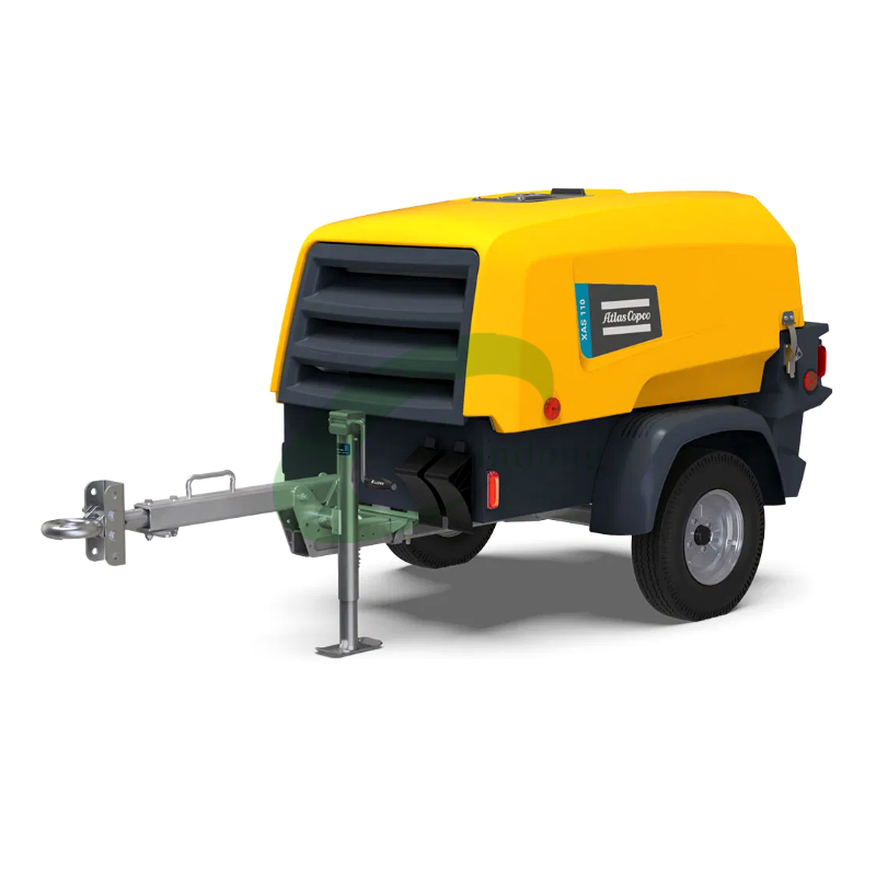 Atlas Copco Xas98kd 7.0bar 188cfm Mobile Small Towable Air Compressor