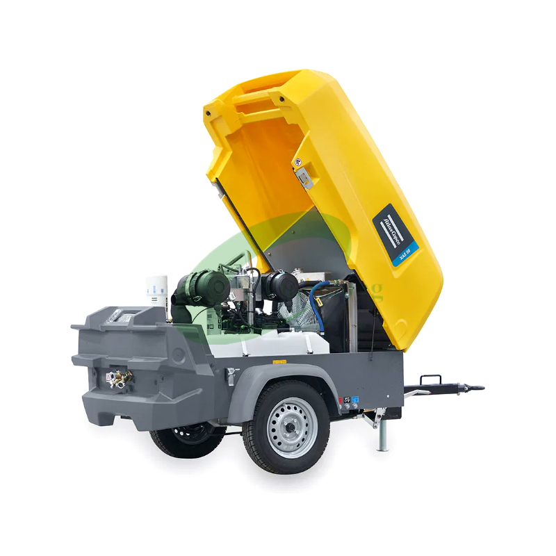Atlas Copco Xas98kd 7.0bar 188cfm Mobile Small Towable Air Compressor