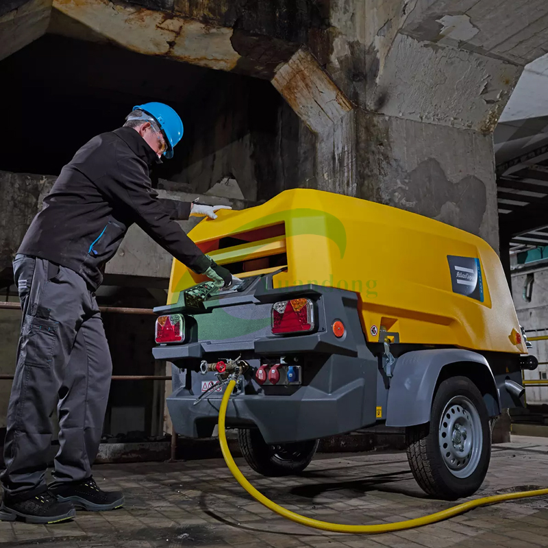 Atlascopco Xahs38 12bar 175psi Multifunctional Both of Air and Power Engine Air Compressor