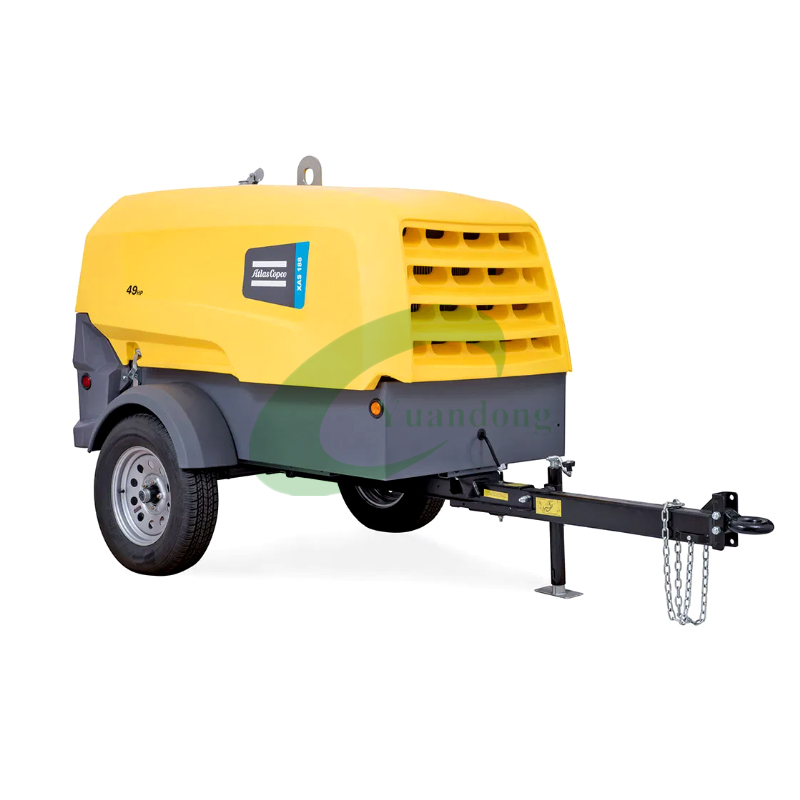 Atlas Copco Xats68 Xahs88 Xahs186portable Compressor Screw Mobile Air Compressor