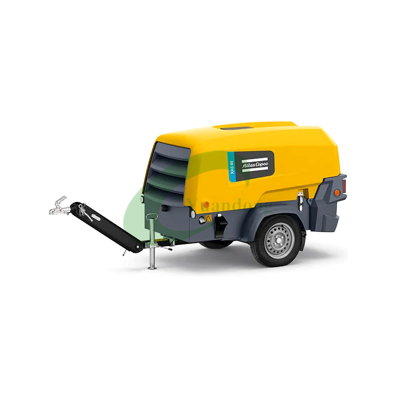 Atlas Copco Easy to Use Xas78 5 to 7bar 350cfm Portable Diesel Tow Behind Air Compressor From China