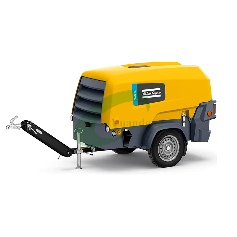 Atlas Copco  Xahs88 Xahs186portable Compressor Screw Mobile Air Compressor