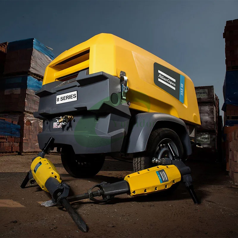 Atlas Copco  Xahs88 Xahs186portable Compressor Screw Mobile Air Compressor