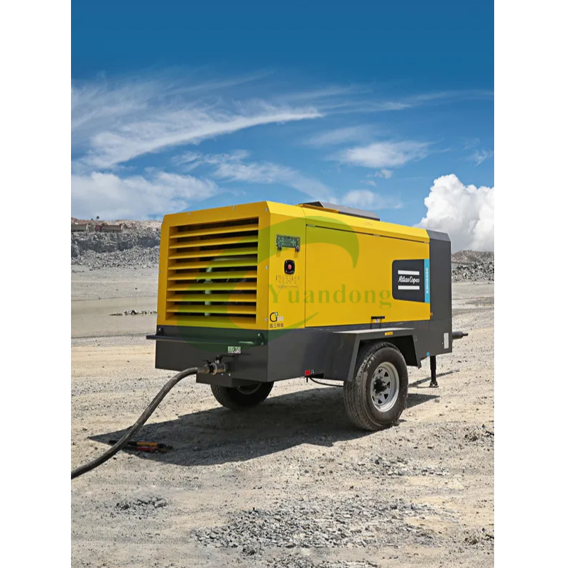 Industrial Atlas Copco Xahs 350 Portable Diesel Screw Air Compressor