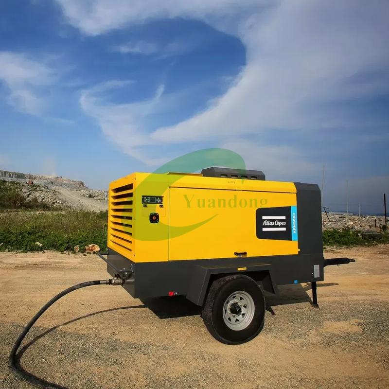 Industrial Atlas Copco Xahs 350 Portable Diesel Screw Air Compressor