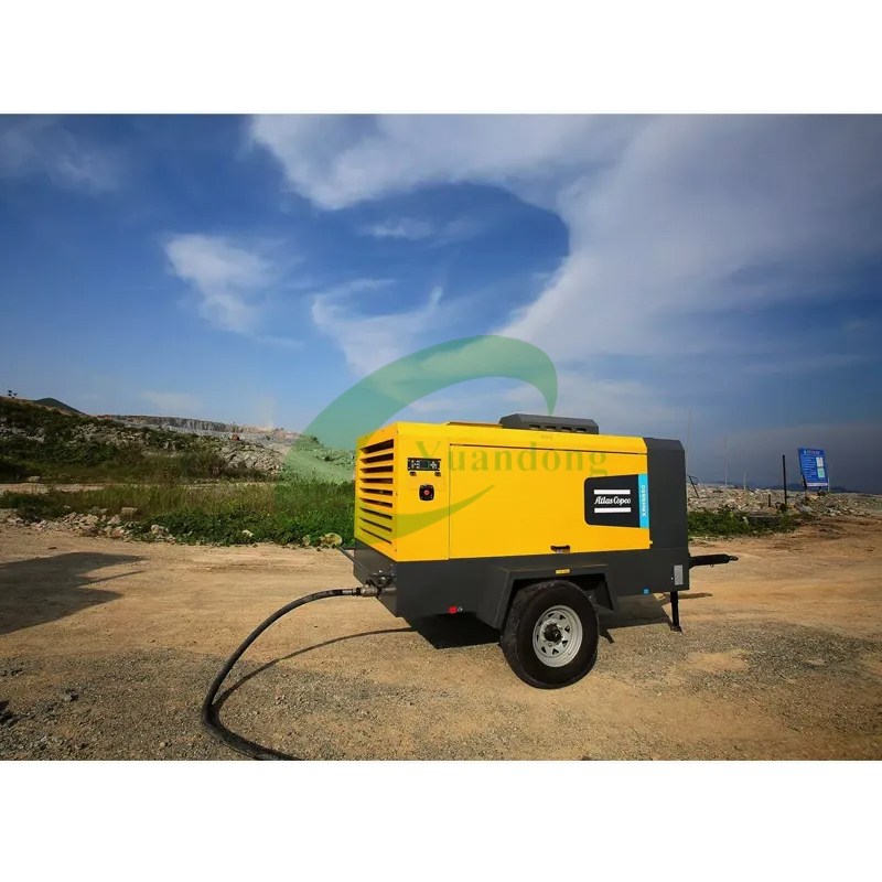 Atlas Copco Xahs 750 Mobile Diesel Air Compressor Medium-Pressure Screw Compressor