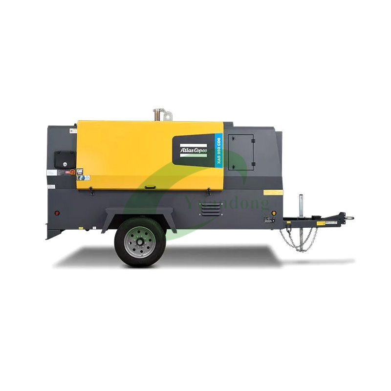 Atlas Copco Xahs 750 Mobile Diesel Air Compressor Medium-Pressure Screw Compressor