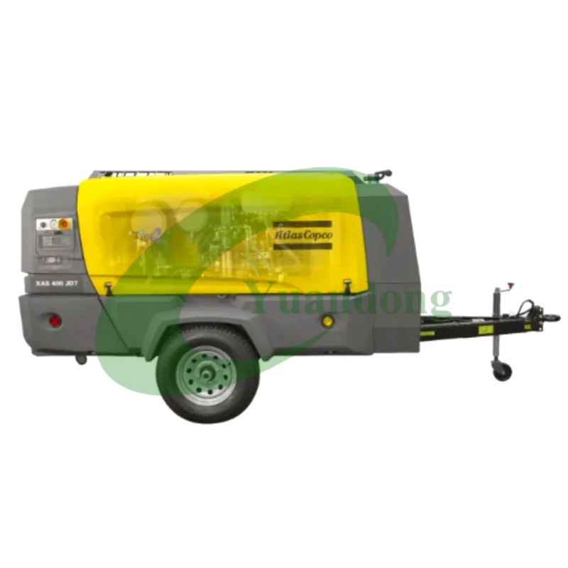 Atlas Copco Xas400 Towable Diesel Air Compressor 410cfm for Blast Hole Drilling