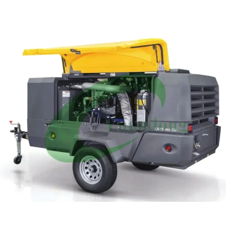 Atlas Copco Xas400 Towable Diesel Air Compressor 410cfm for Blast Hole Drilling