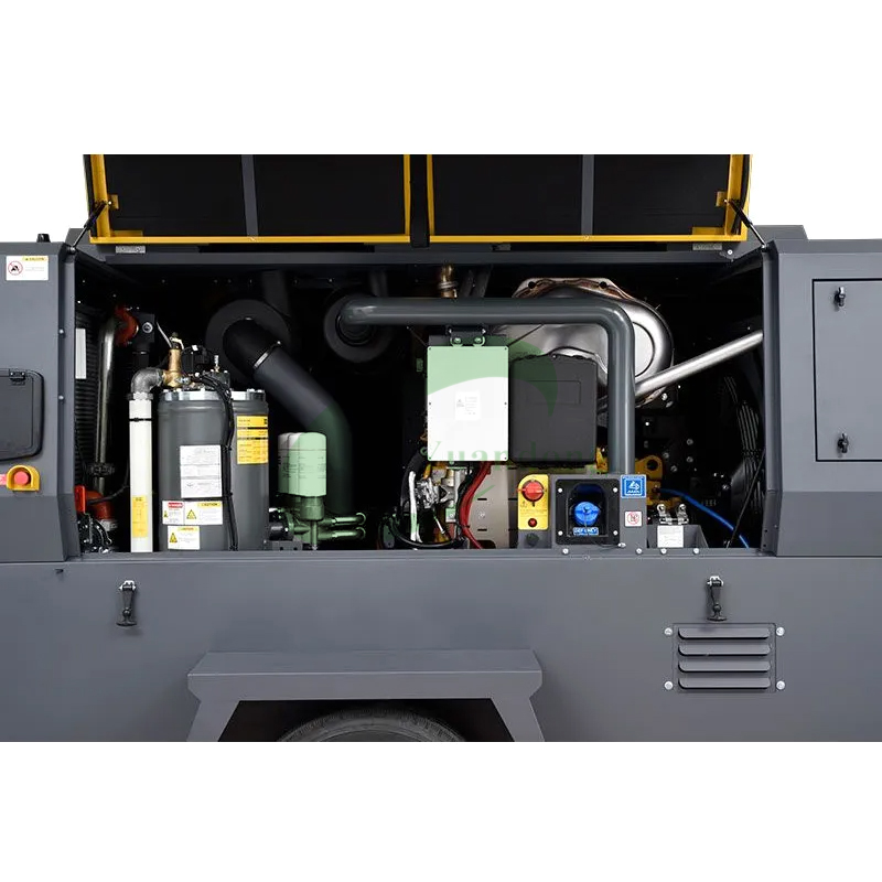 Atlas Copco Xavs 450 Portable Diesel Air Compressor 14 Bar 450 Cfm for Drilling and Construction