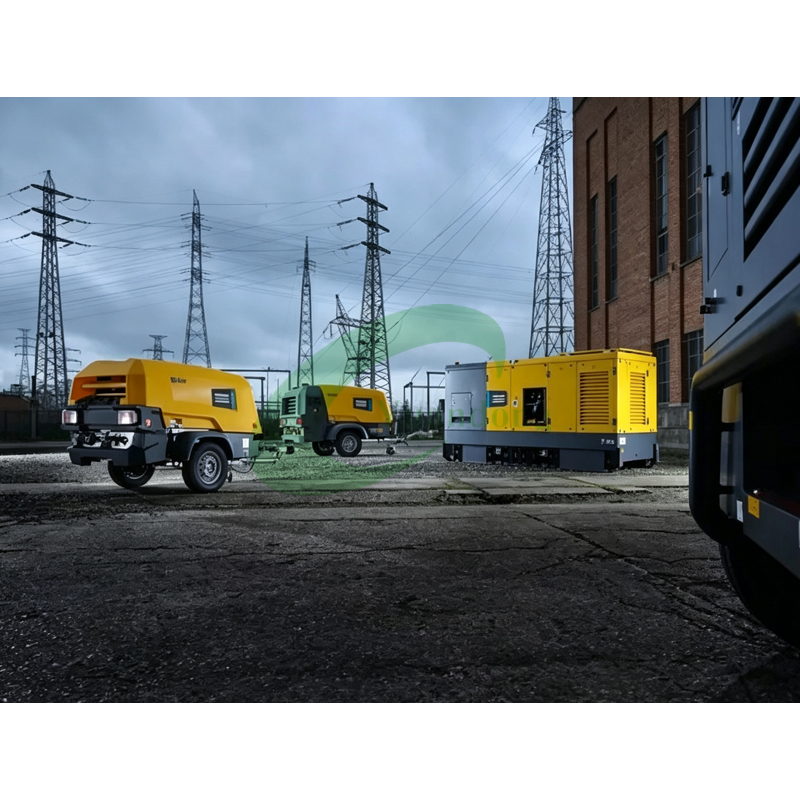 Original Atlas Copco Xavs 650 Portable Diesel Air Compressor Mobile Screw Compressor for Sale