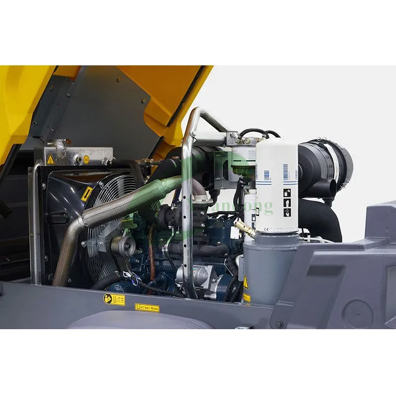 Original Atlas Copco Xavs 650 Portable Diesel Air Compressor Mobile Screw Compressor for Sale