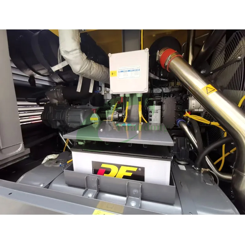 Atlas Copco Diesel Wheel-Mounted Screw Air Compressor Mobile Unit for Water Well Drilling
