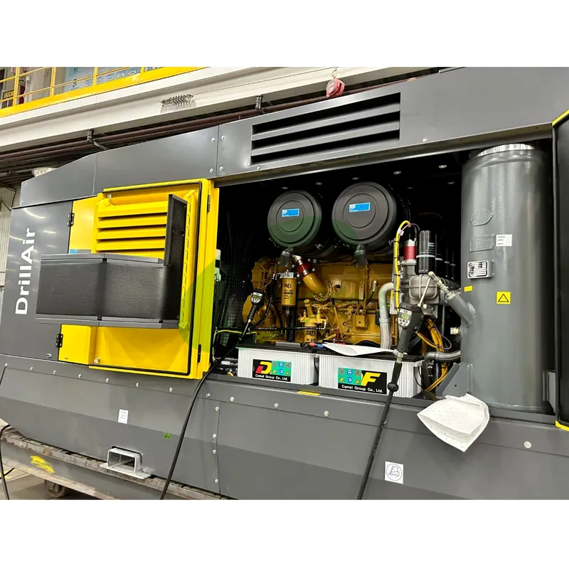 Atlas Copco X1300 Skid Mounted High Pressure Diesel Air Compressor 217-435 Psi
