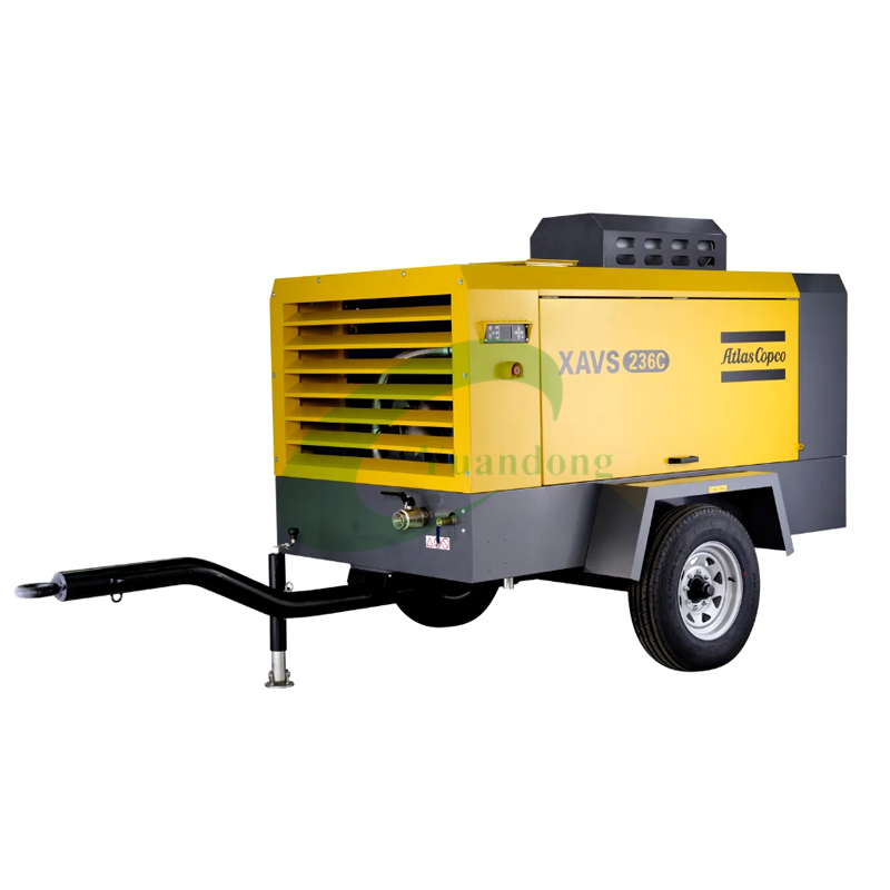 Atlas Copco Xavs236c Portable Diesel Screw Air Compressor 14bar 500cfm for Drilling