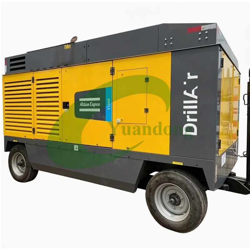 Atlas Copco Y1300 High Pressure Diesel Air Compressor 33-38.9 M³/Min for Drilling Applications