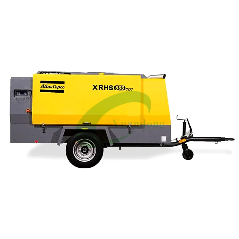 Atlas Copco Xrhs 317 CD7 Powered High Pressure Air Compressor 20 Bar for Water Well Drilling