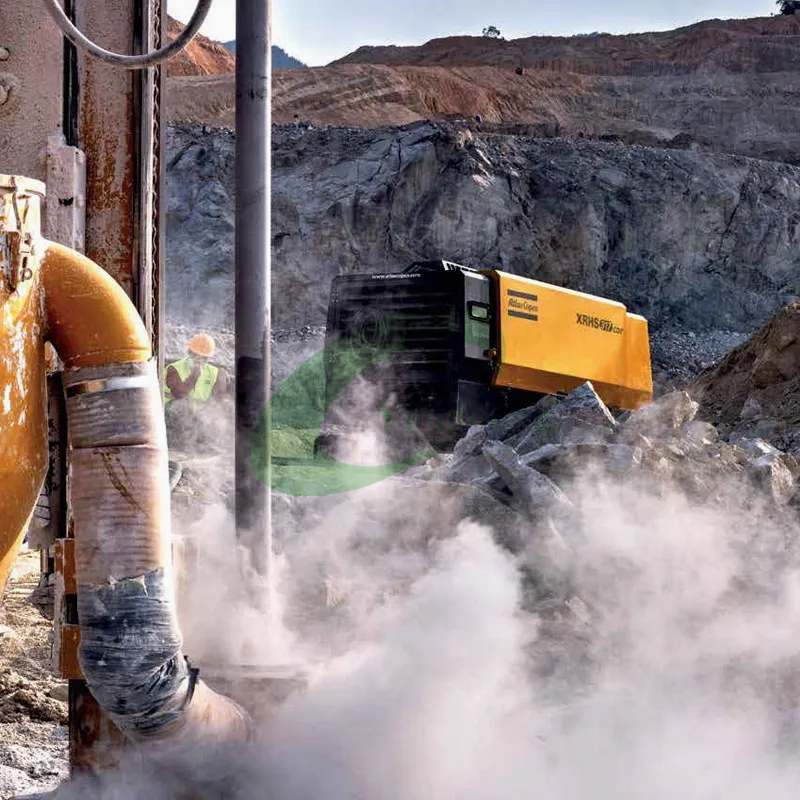 Atlas Copco Xrhs 317 CD7 Powered High Pressure Air Compressor 20 Bar for Water Well Drilling