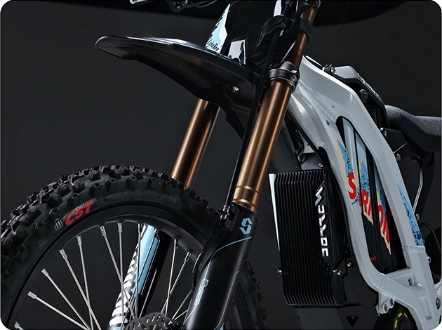 7.87 inches Front Fork Travel