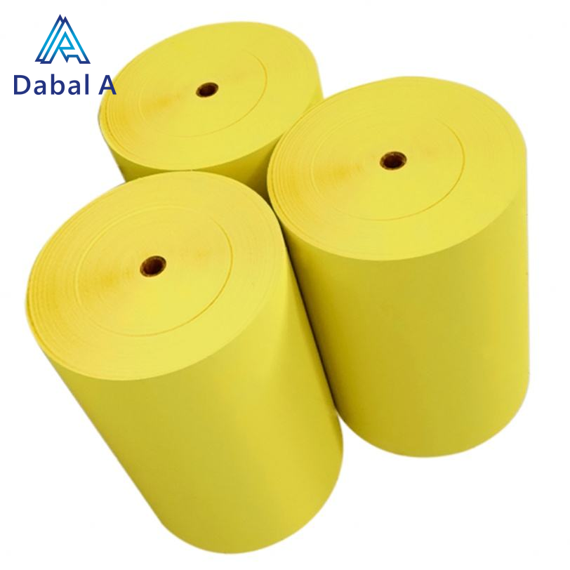 Colored office paper rolls
