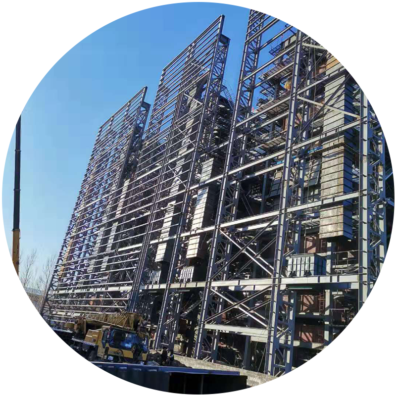 Conventional steel structure