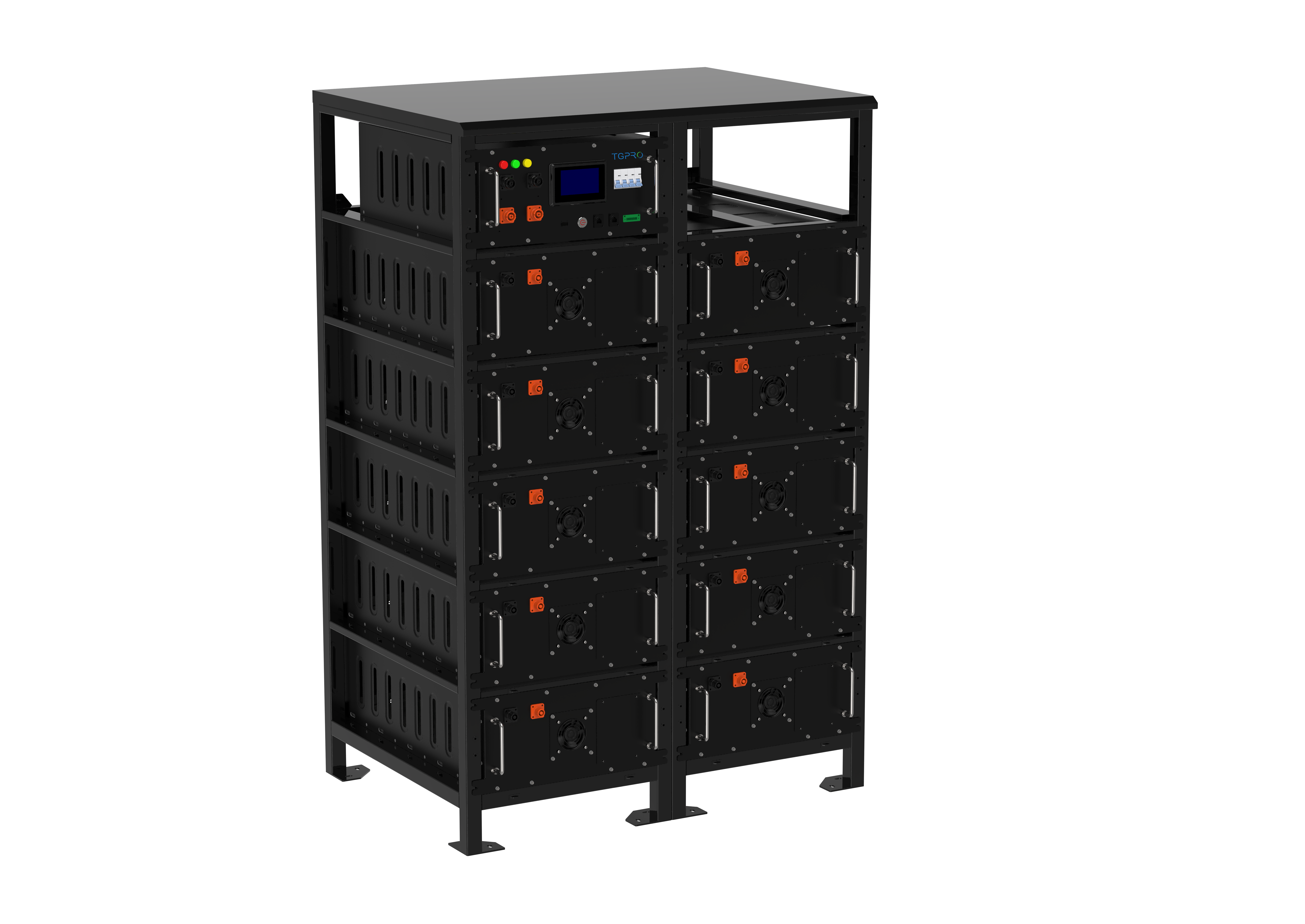 High-voltage rack worker commercial energy storage battery series