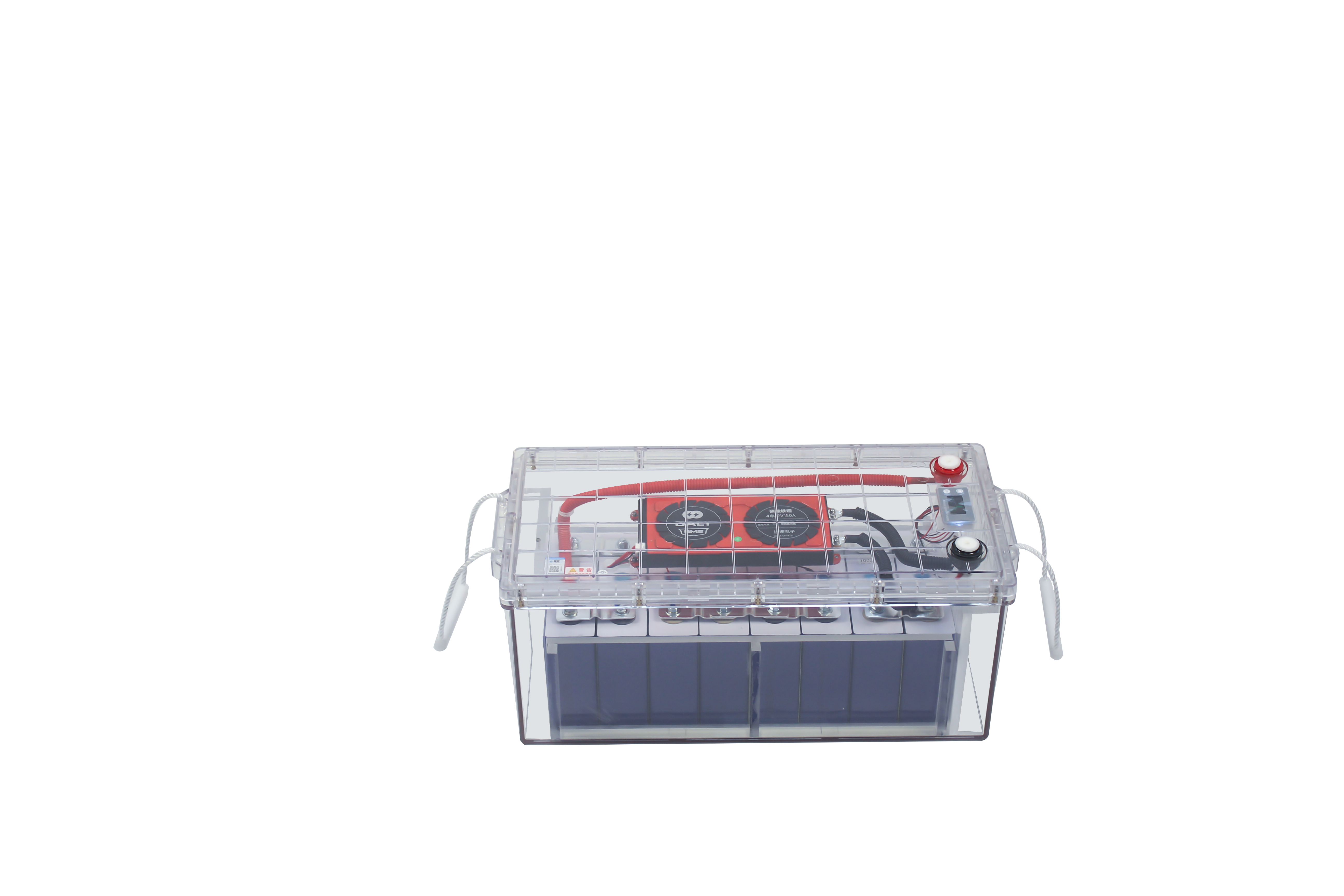 12.8V - 25.6V Lead-to-Lithium Energy Storage Lithium Iron Phosphate Battery (Black Version)