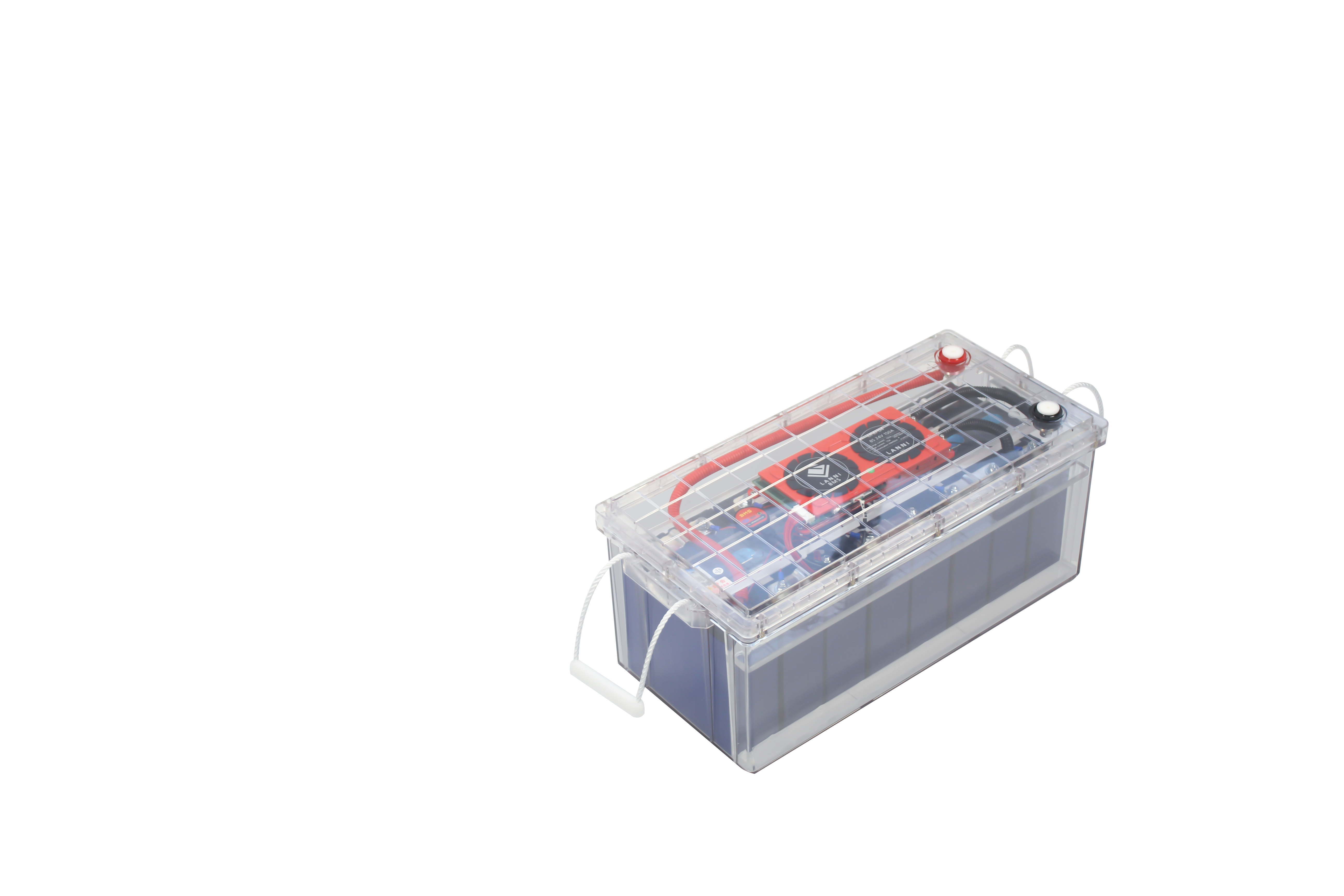 12.8V - 25.6V Lead-to-Lithium Energy Storage Lithium Iron Phosphate Battery (Black Version)