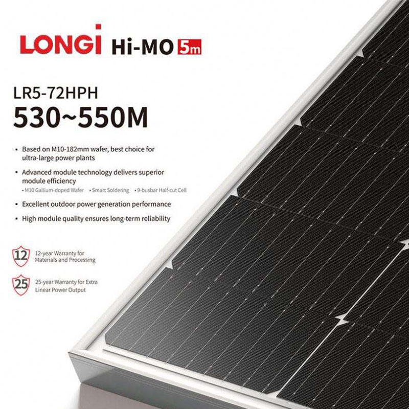 Longi Photovoltaic Panel 550W