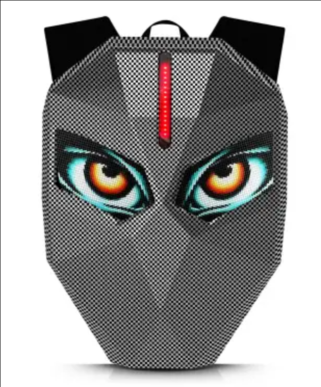 Iron Man Waterproof LED Motorcycle Backpack for Men and Women with LED Light for Riding and Storage Motorcycle Accessories