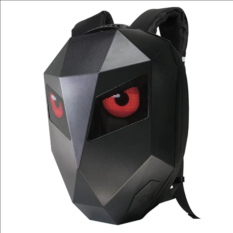 Cross Border LED Audio Bike Smart Backpack with Glowing Eyes Cool Motorcycle Helmet Source Manufacturer Products