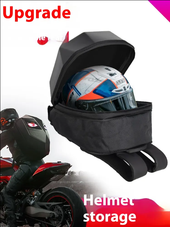  Iron Man Men's and Women's Motorcycle Backpacks Waterproof Luminous Helmet Bags Cycling Waist Bags