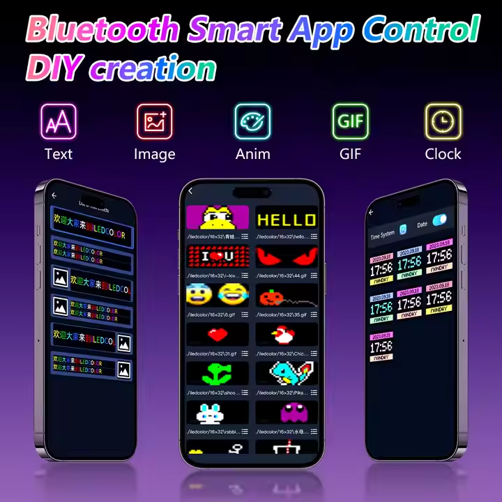 Advertising scrolling programmable LED car signage waterproof material flexible LED display car shop bar application editorial signage