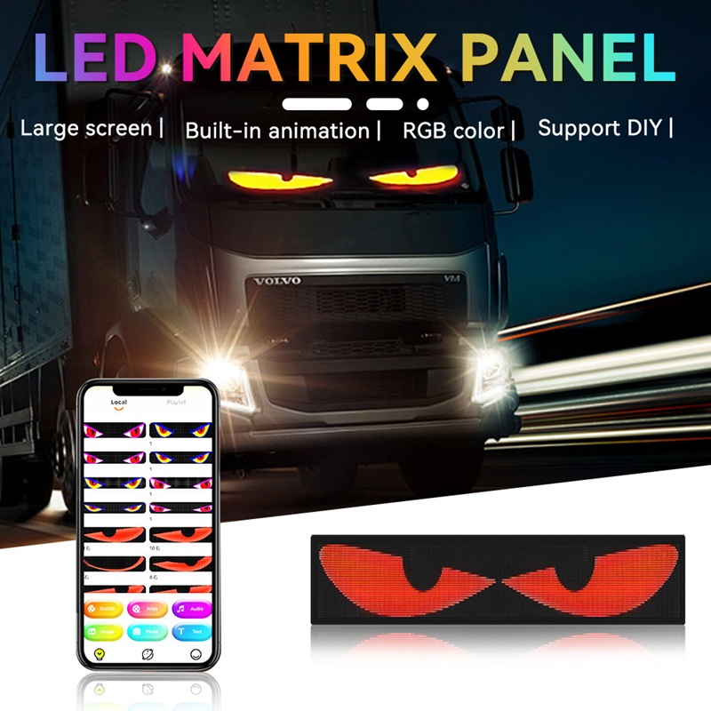 KL-C1  LED flexible screens for large trucks or vans