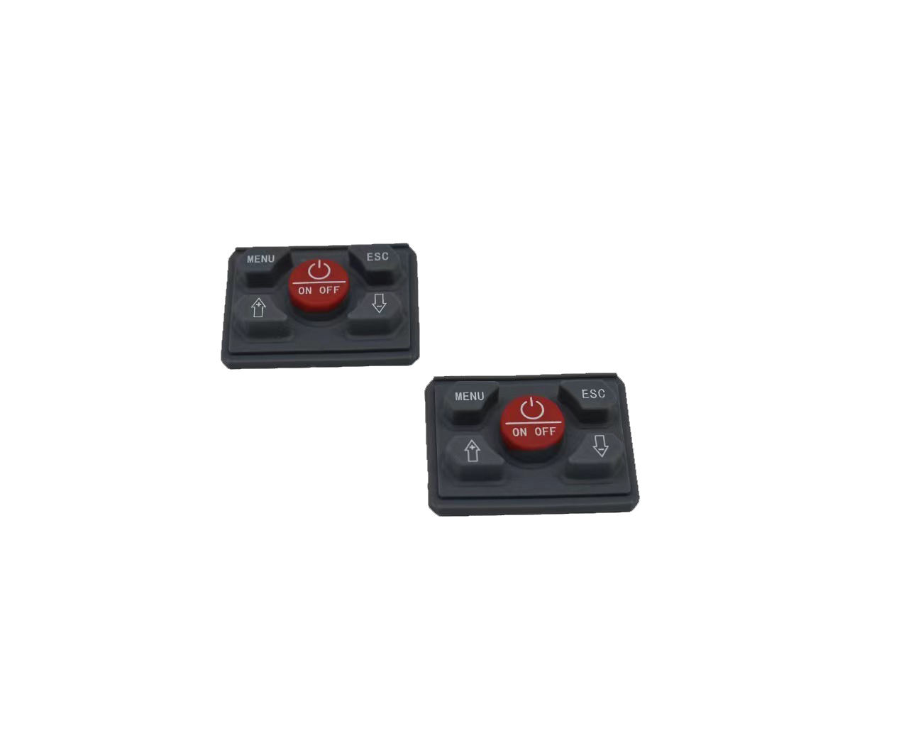 Customized design silicone rubber keyboard screen printed conductive key pad, suitable for electronic device accessories