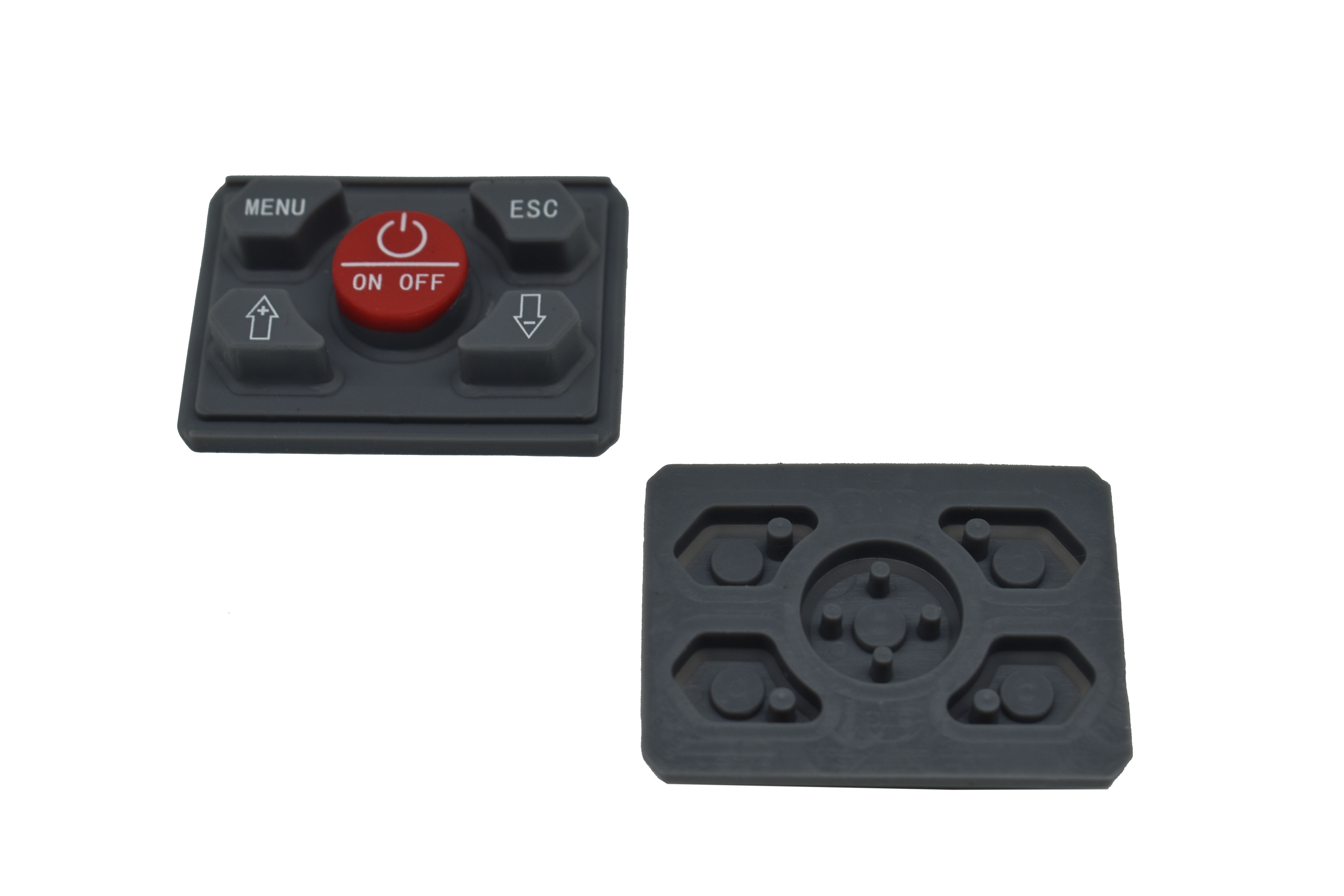 Customized design silicone rubber keyboard screen printed conductive key pad, suitable for electronic device accessories