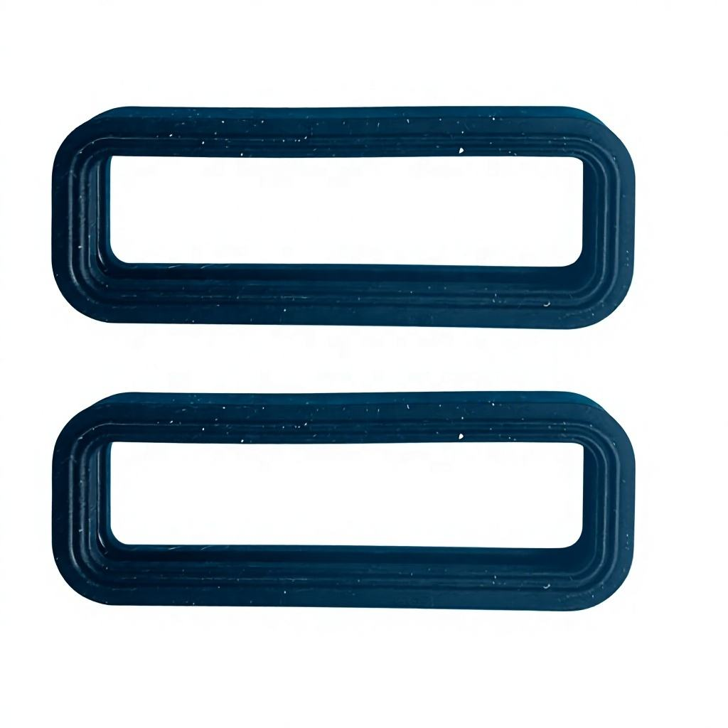 Customized IP67 waterproof and UV resistant rectangular silicone rubber gasket, suitable for outdoor floodlights with a temperature range of -40 to+200 ℃